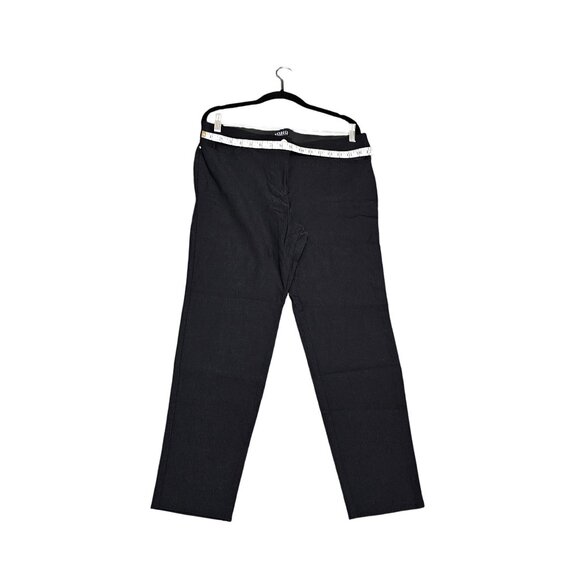 Black Stretchy Slim-Fit Pants For Women Size 12 By Soho Apparel Ltd - Picture 8 of 8